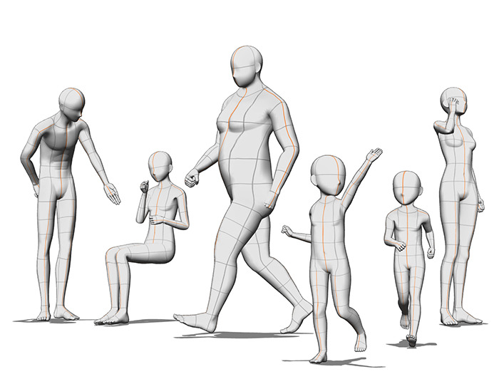 Customizable 3D models