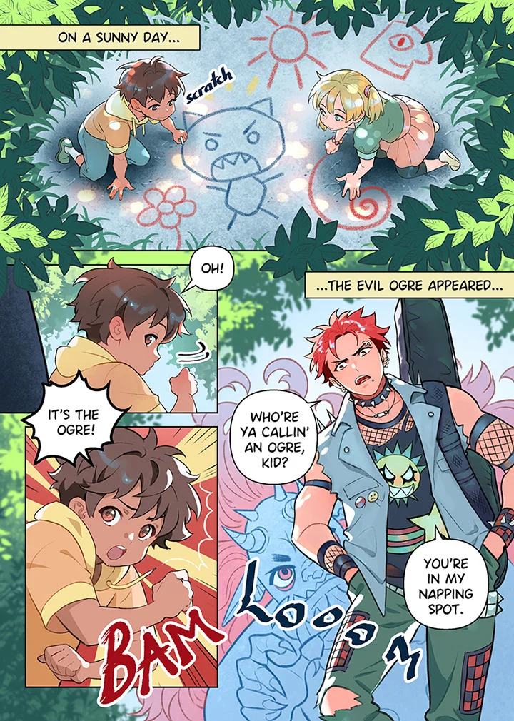 Color manga by artist Miyuli