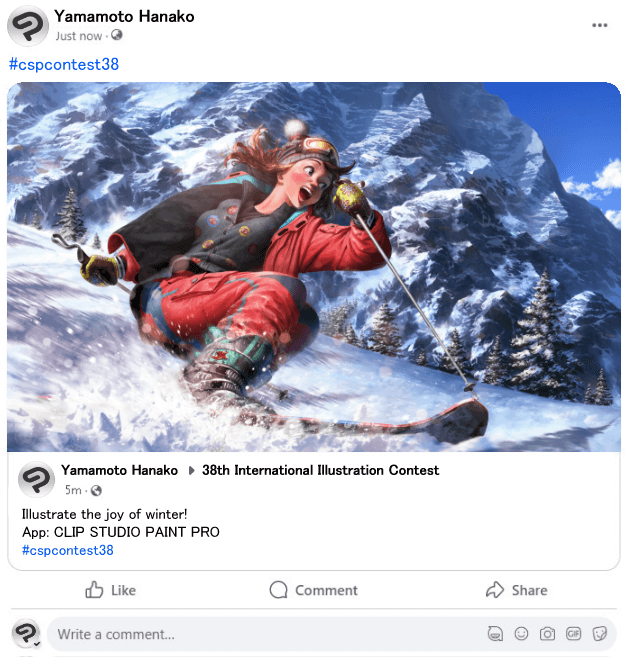 報名方法 Facebook的報名範例